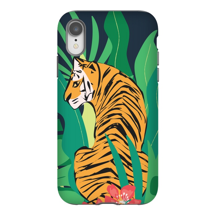 iPhone Xr StrongFit Tiger 012 by Jelena Obradovic