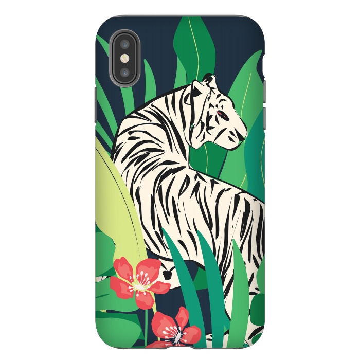iPhone Xs Max StrongFit Tiger 013 by Jelena Obradovic