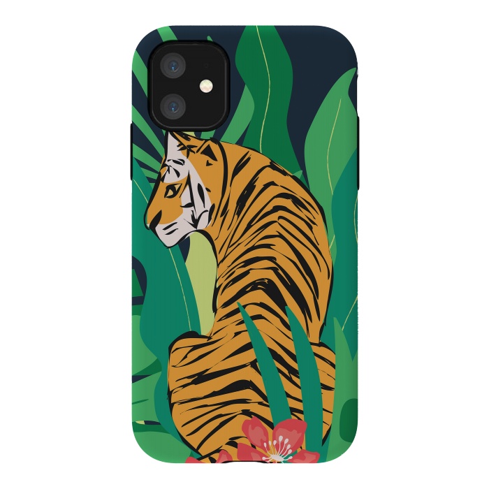 iPhone 11 StrongFit Tiger 012 by Jelena Obradovic