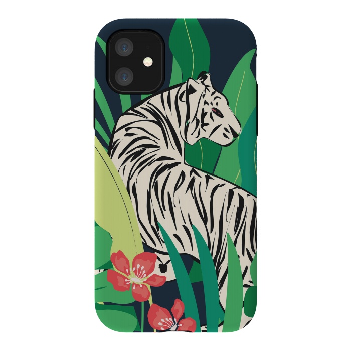 iPhone 11 StrongFit Tiger 013 by Jelena Obradovic