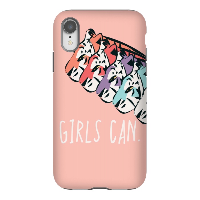 iPhone Xr StrongFit Girls can, pink by Jelena Obradovic