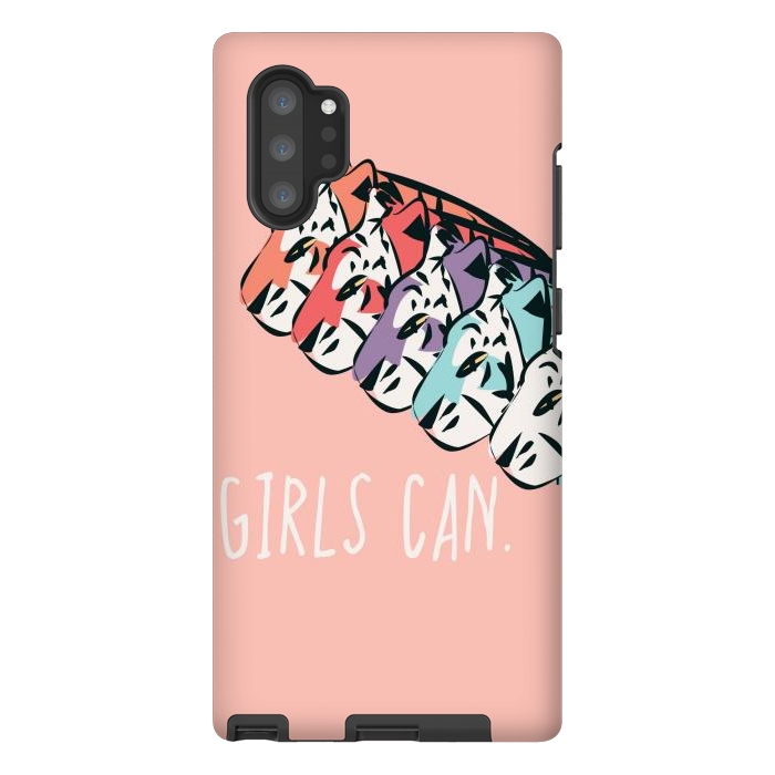 Galaxy Note 10 plus StrongFit Girls can, pink by Jelena Obradovic