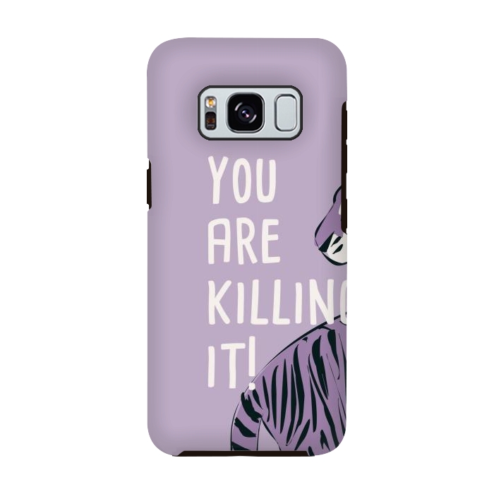 Galaxy S8 StrongFit You are killing it, purple by Jelena Obradovic