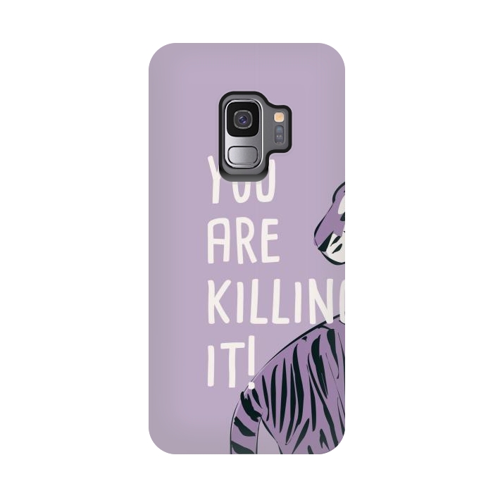 Galaxy S9 StrongFit You are killing it, purple by Jelena Obradovic