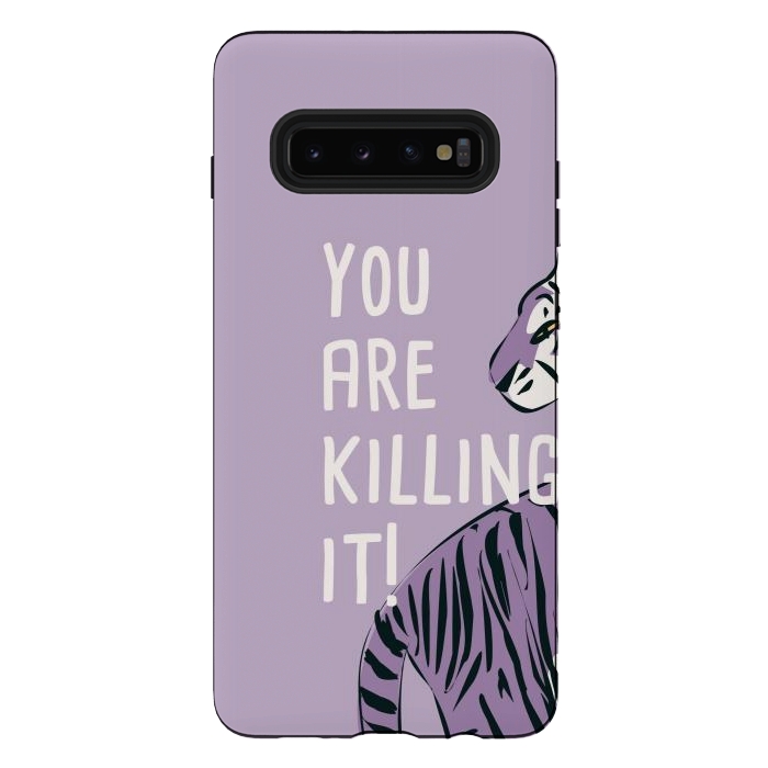 Galaxy S10 plus StrongFit You are killing it, purple by Jelena Obradovic