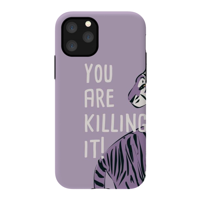 iPhone 11 Pro StrongFit You are killing it, purple by Jelena Obradovic
