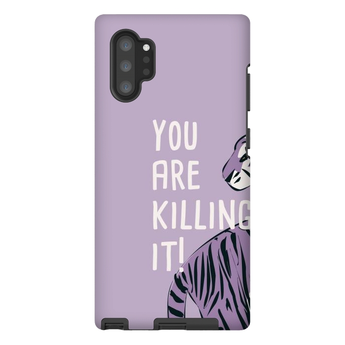Galaxy Note 10 plus StrongFit You are killing it, purple by Jelena Obradovic