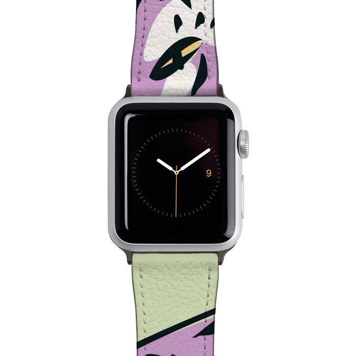 Watch 38mm / 40mm Strap PU leather Yes, you can! Green by Jelena Obradovic