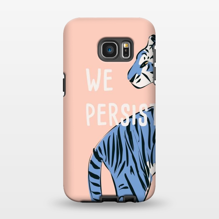 Galaxy S7 EDGE StrongFit We persist! Pink by Jelena Obradovic