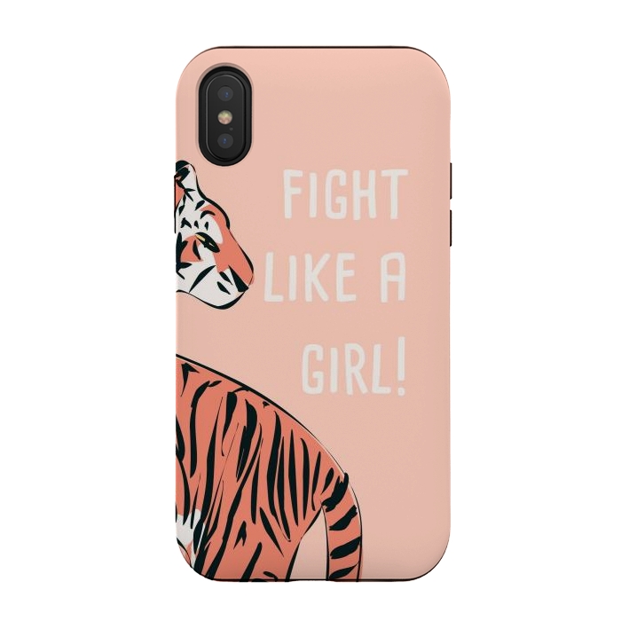 iPhone Xs / X StrongFit Fight like a girl by Jelena Obradovic