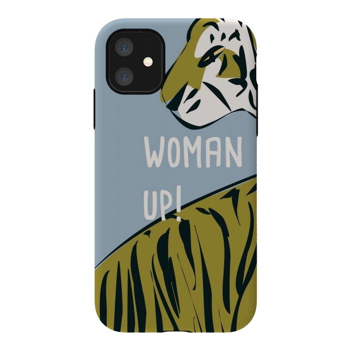 iPhone 11 StrongFit Woman up by Jelena Obradovic