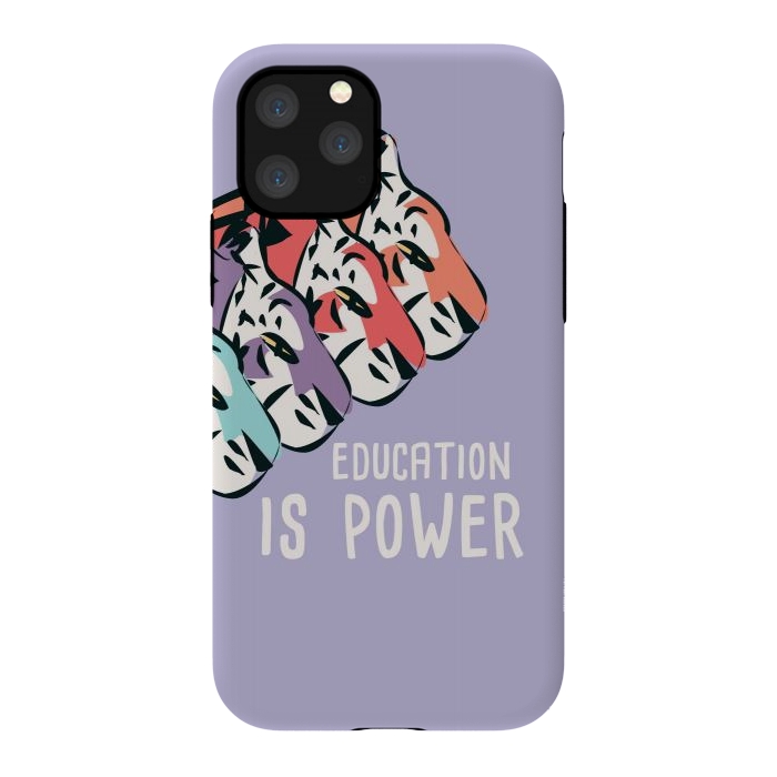 iPhone 11 Pro StrongFit Education is power, tigers by Jelena Obradovic
