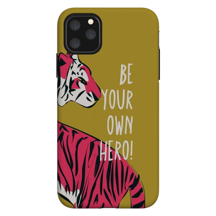 iPhone 11 Pro Max StrongFit Be your own hero by Jelena Obradovic