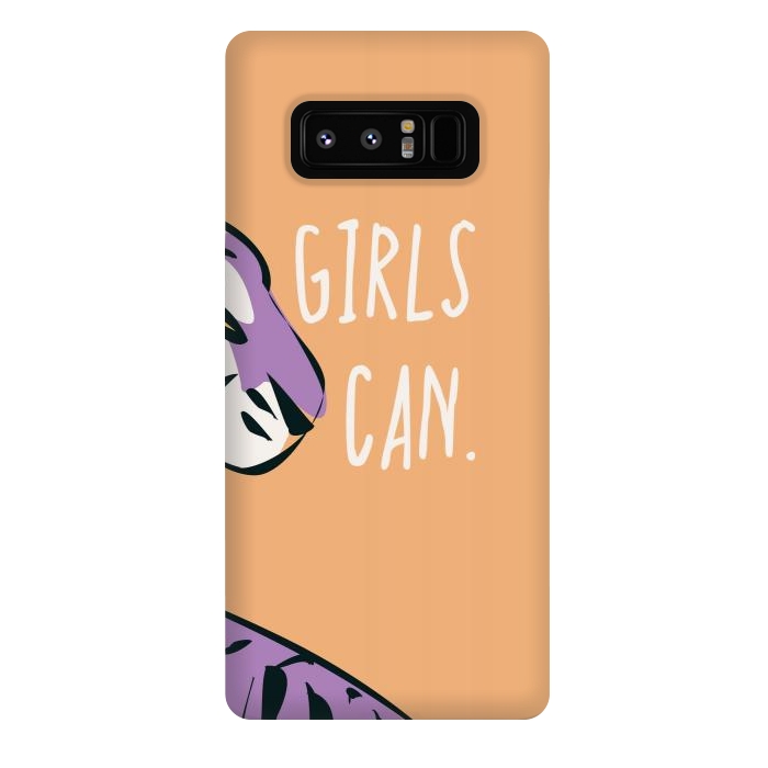 Galaxy Note 8 StrongFit Girls can, peach by Jelena Obradovic