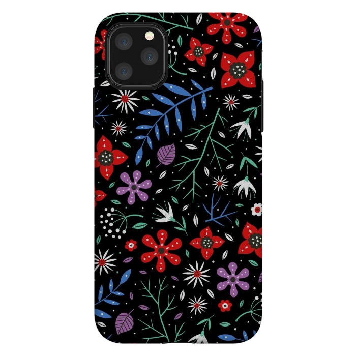 iPhone 11 Pro Max StrongFit Small Flower Patterns by ArtsCase