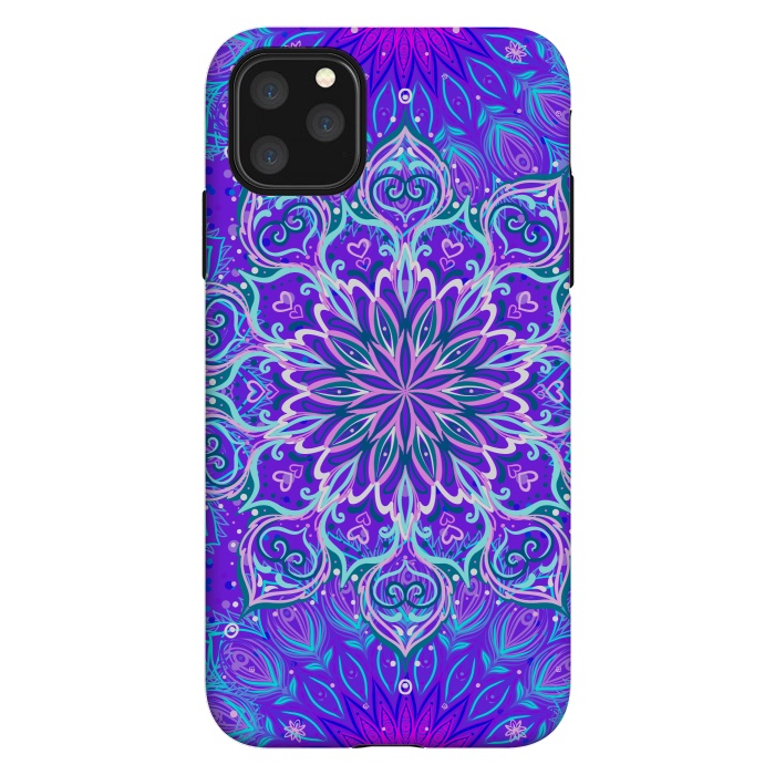 iPhone 11 Pro Max StrongFit Purple Mandalas For The Day by ArtsCase