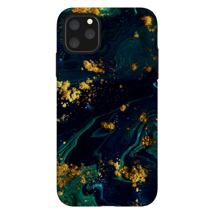 iPhone 11 Pro Max StrongFit Golden Sparks In The Sea by ArtsCase