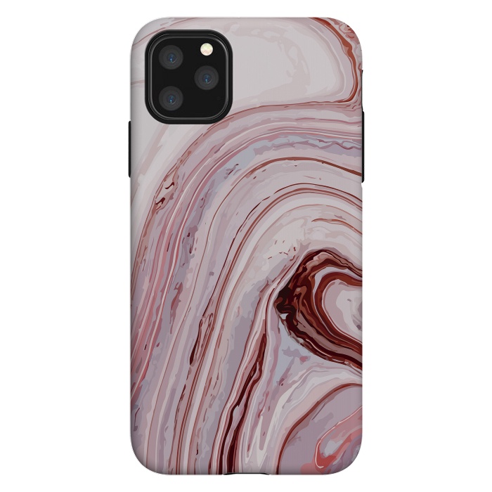 iPhone 11 Pro Max StrongFit Liquid Pink Marble by ArtsCase