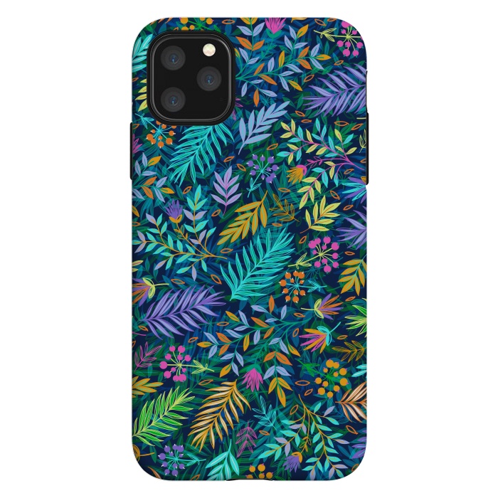 iPhone 11 Pro Max StrongFit Flowers In Cold Colors by ArtsCase