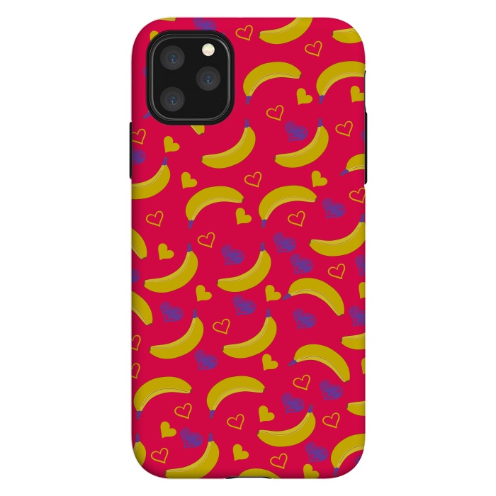 iPhone 11 Pro Max StrongFit Pop Art Style Bananas by ArtsCase