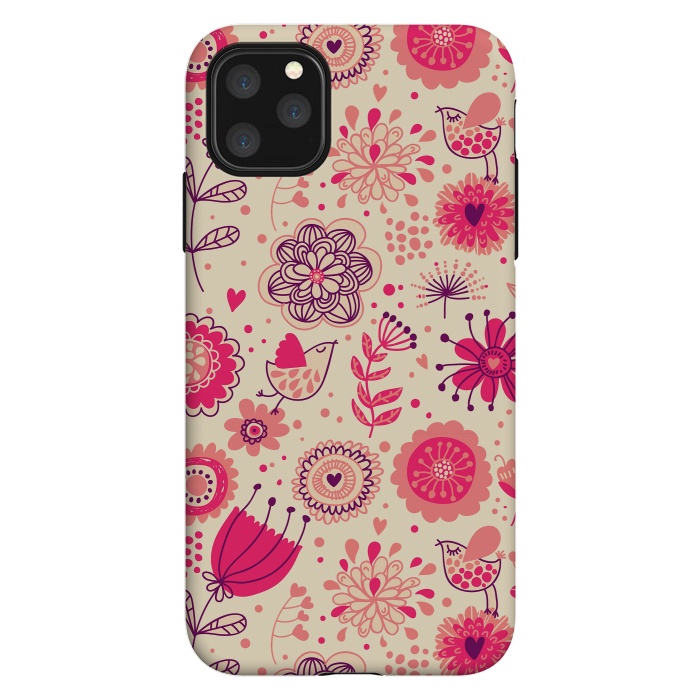 iPhone 11 Pro Max StrongFit Romantic Flowers In Spring by ArtsCase
