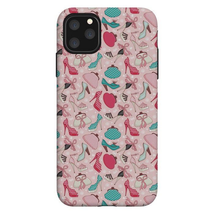iPhone 11 Pro Max StrongFit Pattern With Women's Shoes And Handbags by ArtsCase