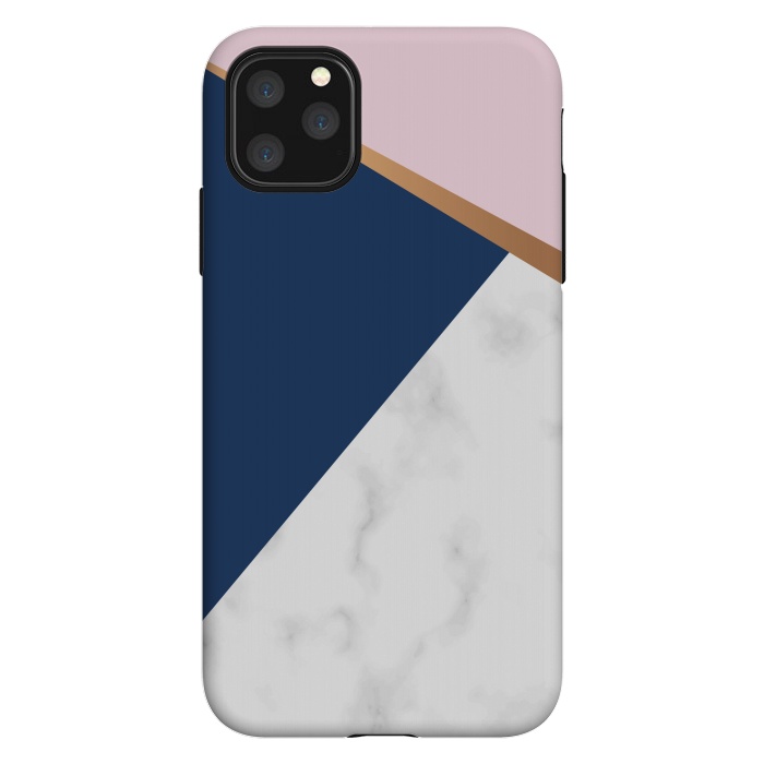 iPhone 11 Pro Max StrongFit Marble geometric design I by ArtsCase
