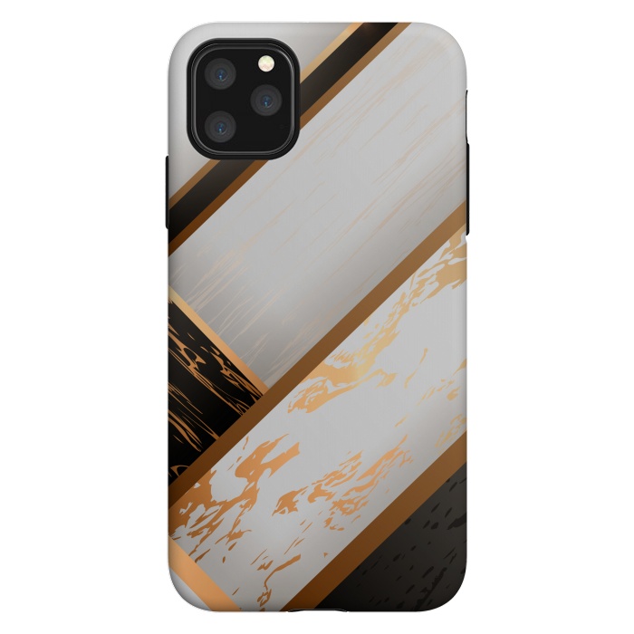 iPhone 11 Pro Max StrongFit Marble Geometric Design VII by ArtsCase