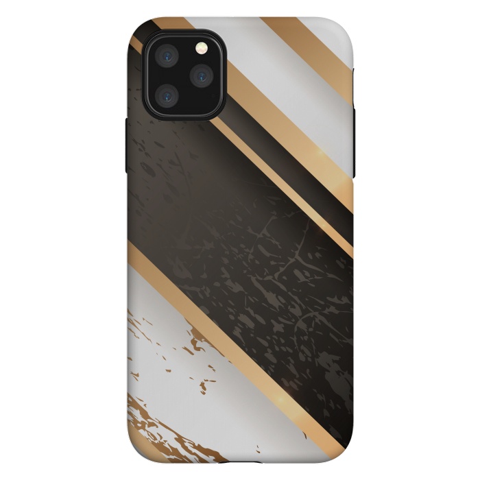 iPhone 11 Pro Max StrongFit Marble Geometric Design VIII by ArtsCase