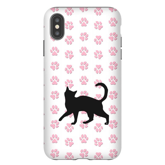 iPhone Xs Max StrongFit Kitty Cat by Martina