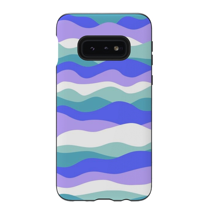Galaxy S10e StrongFit Blue waves by Martina