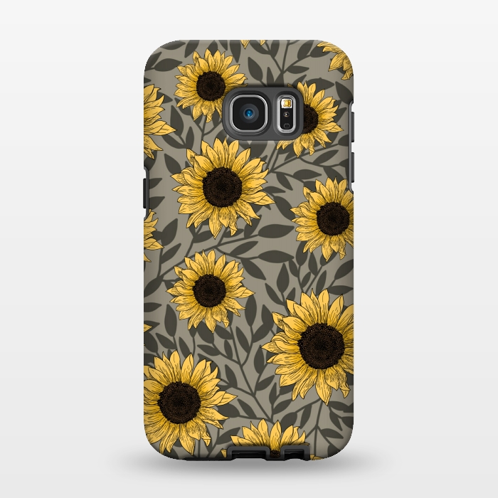 Galaxy S7 EDGE StrongFit Sunflowers. by Jms