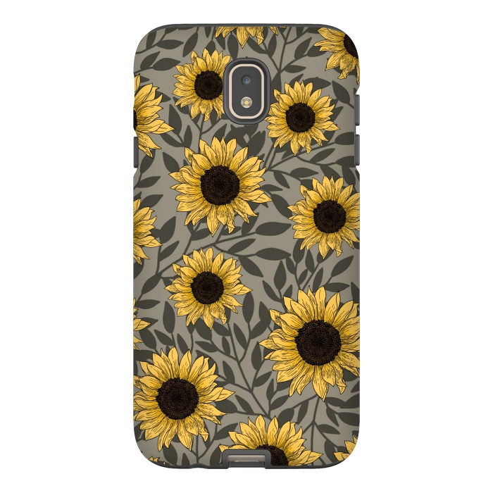 Galaxy J7 StrongFit Sunflowers. by Jms