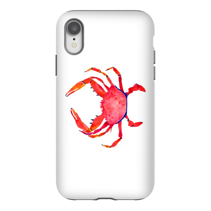 iPhone Xr StrongFit Red Crab by Amaya Brydon