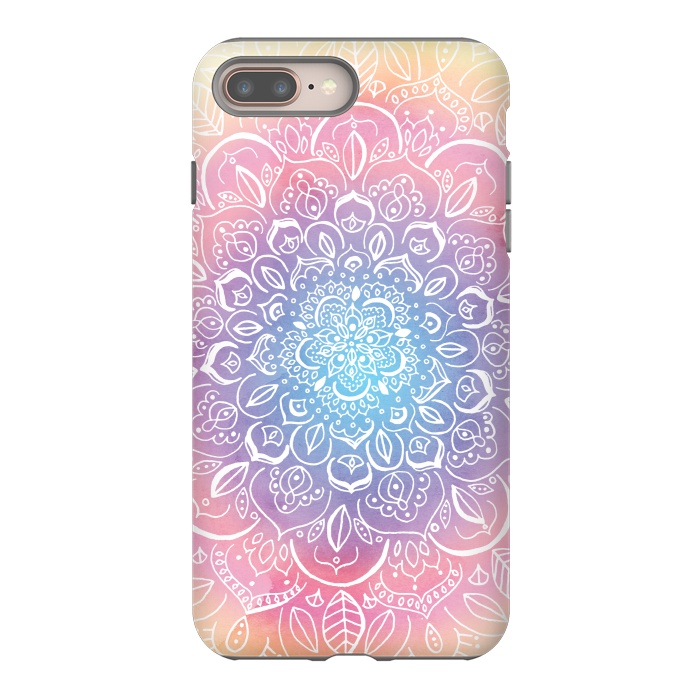 iPhone 7 plus StrongFit Rainbow Dust Mandala by Tangerine-Tane