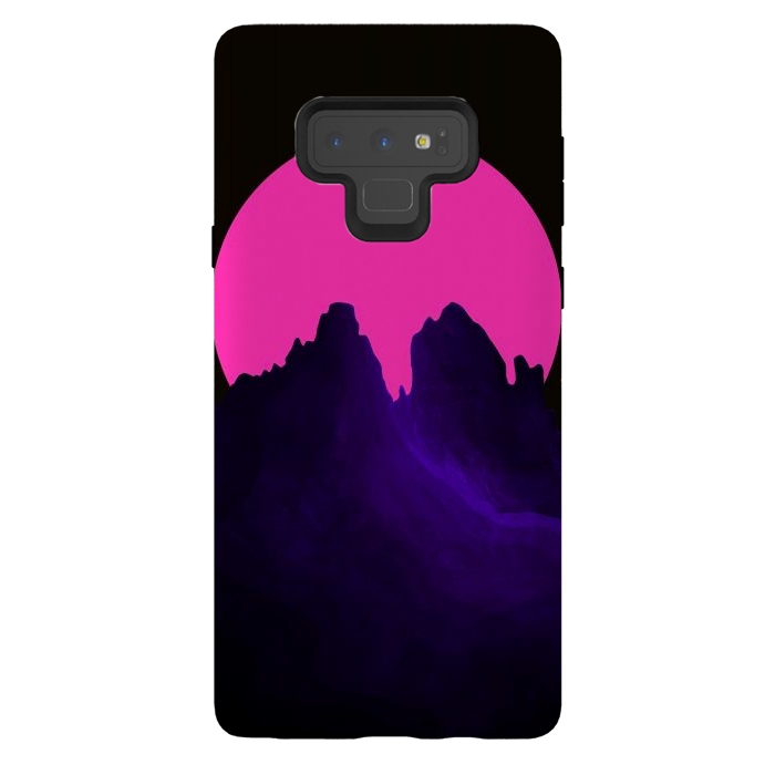 Galaxy Note 9 StrongFit The great pink moon by Steve Wade (Swade)