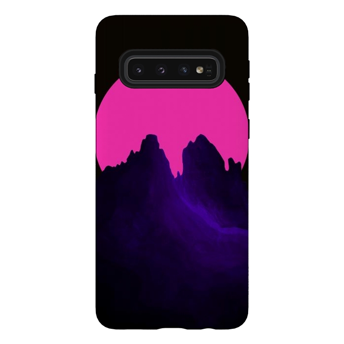 Galaxy S10 StrongFit The great pink moon by Steve Wade (Swade)