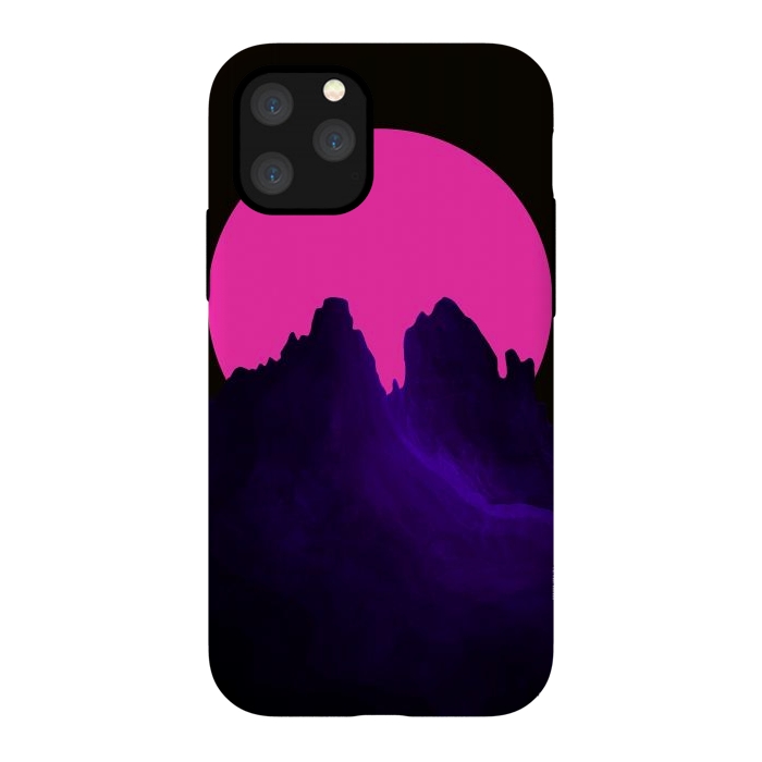 iPhone 11 Pro StrongFit The great pink moon by Steve Wade (Swade)