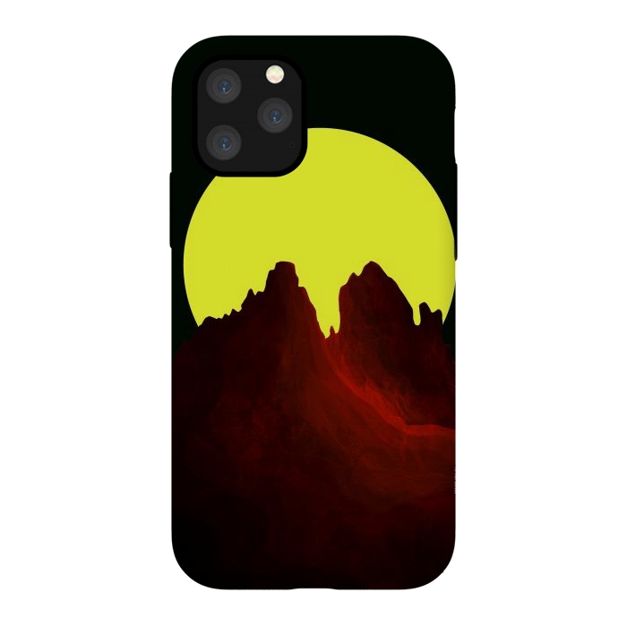 iPhone 11 Pro StrongFit The great yellow moon by Steve Wade (Swade)