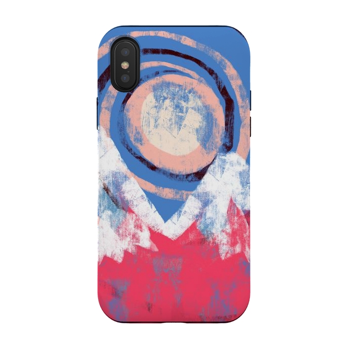 iPhone Xs / X StrongFit The swirling moon by Steve Wade (Swade)