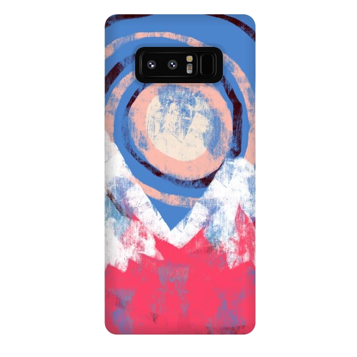 Galaxy Note 8 StrongFit The swirling moon by Steve Wade (Swade)