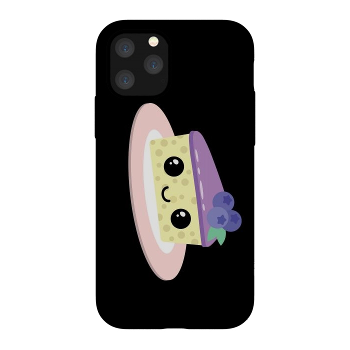 iPhone 11 Pro StrongFit Blueberry cheesecake by Laura Nagel