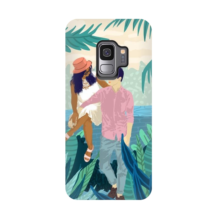 Galaxy S9 StrongFit Tropical Romance by Uma Prabhakar Gokhale