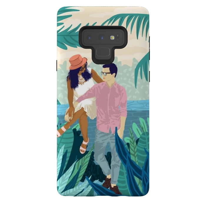 Galaxy Note 9 StrongFit Tropical Romance by Uma Prabhakar Gokhale