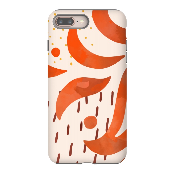 iPhone 7 plus StrongFit Great Orange by Creativeaxle