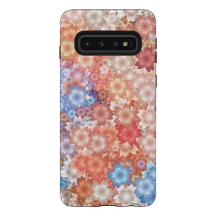 Galaxy S10 StrongFit Flowers flames by Winston