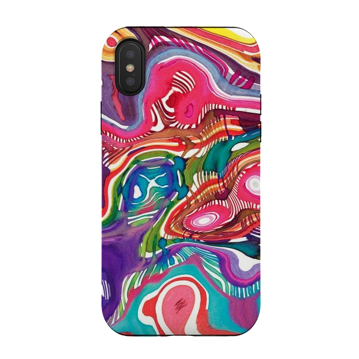 iPhone Xs / X StrongFit Dreaming shapes by Ninola Design