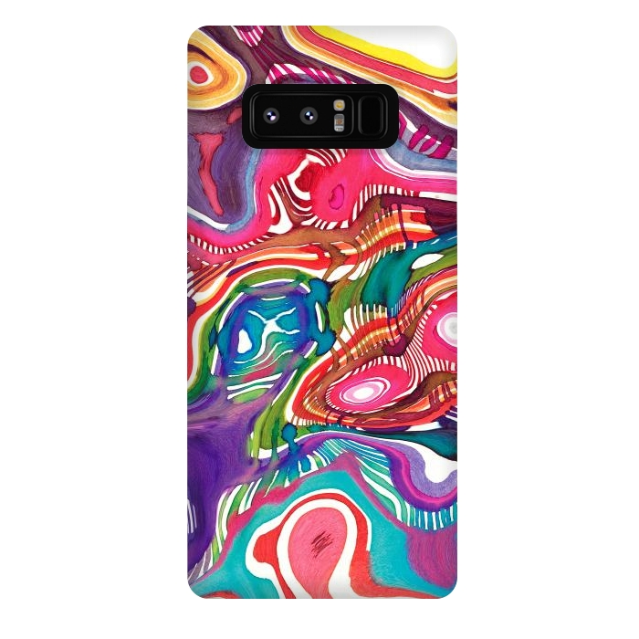 Galaxy Note 8 StrongFit Dreaming shapes by Ninola Design