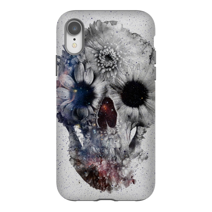 iPhone Xr StrongFit Floral Skull 2 by Ali Gulec