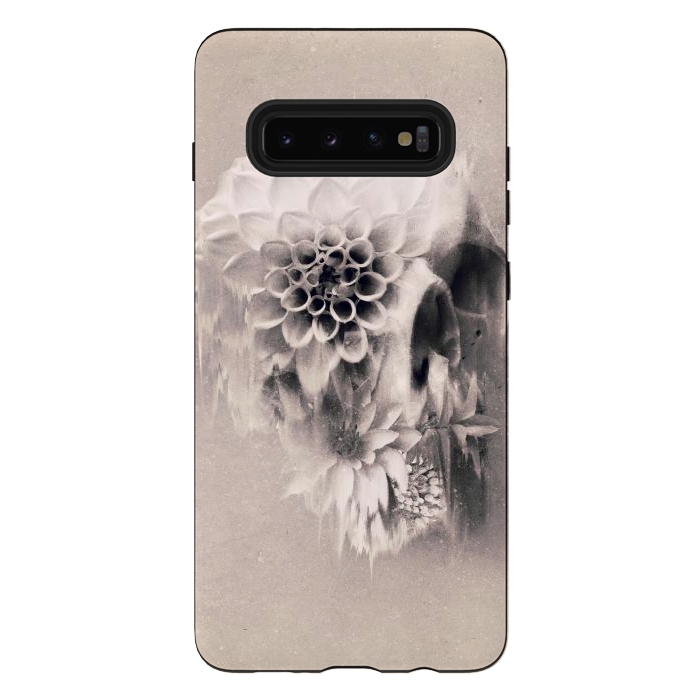 Galaxy S10 plus StrongFit Decay Skull by Ali Gulec